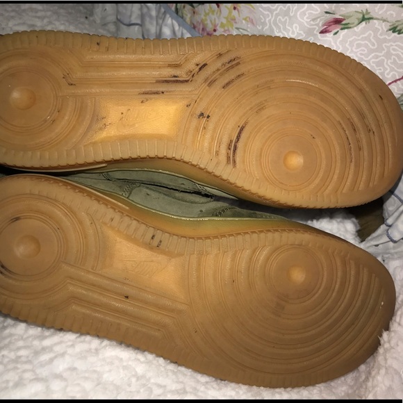 Green Suede Air Force 1st - Picture 9 of 9